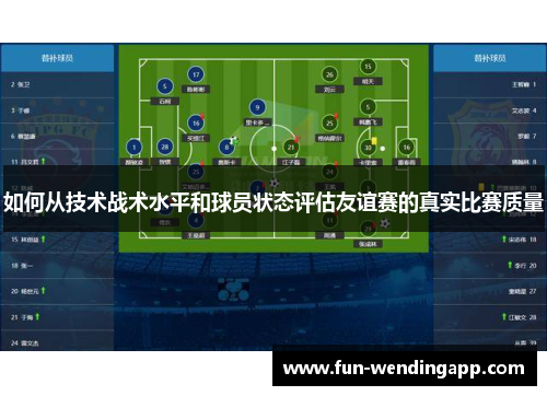 如何从技术战术水平和球员状态评估友谊赛的真实比赛质量