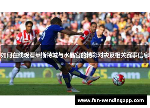 如何在线观看莱斯特城与水晶宫的精彩对决及相关赛事信息